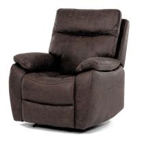 AUTRONIC TV-4094 BR3 TV a relaxační křeslo s elektrickým ovládáním, potah hnědá látka v dekoru vinta