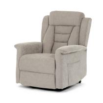 AUTRONIC TV-7072 LAN2 Relaxační křeslo s elektrickým ovládáním, pomoc při vstávání, potah lanýžová l