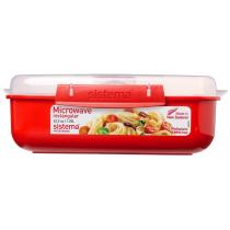 SISTEMA MICROWAVE KRABICKA NA OHREV JEDLA 1.25 L CERVENA