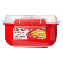 SISTEMA DOZA MICROWAVE 525ML CERVENA