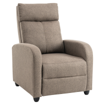 KONDELA Relaxačné kreslo, hnedá, KRESO NEW