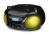 AUNA ROADIE SING, CD BOOMBOX, FM RADIO, SVETELNA SOU, CD PREHRAVAC, MIKROFON, CIERNY, 10032057