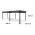 BLUMFELDT PANTHEON, PERGOLA, PRISTRESOK, 3 X 6 M, HLINIK, STRIESKA PROTI SLNKU, SIVA, 10031885