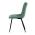 AUTRONIC DCL-193 GRN2 Židle jídelní, zelená látka, černé kovové nohy
