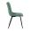 AUTRONIC DCL-193 GRN2 Židle jídelní, zelená látka, černé kovové nohy