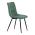 AUTRONIC DCL-193 GRN2 Židle jídelní, zelená látka, černé kovové nohy