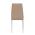 AUTRONIC DCL-379 BR2 Židle jídelní, béžová látka, šedé kovové nohy