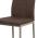 AUTRONIC DCL-393 BR2 jedálenská stolička, hnedá látka, kov cappuccino lesk