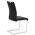 AUTRONIC DCL-411 BK Jedálenská stolička čierna koženka / chrom