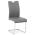 AUTRONIC DCL-411 GREY jedálenská stolička sivá koženka / chróm