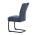 AUTRONIC DCL-E2008 BLUE2 Židle jídelní, taštičkové pružiny v sedáku, modrá látka, černý kov