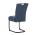 AUTRONIC DCL-E2008 BLUE2 Židle jídelní, taštičkové pružiny v sedáku, modrá látka, černý kov