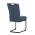 AUTRONIC DCL-E2008 BLUE2 Židle jídelní, taštičkové pružiny v sedáku, modrá látka, černý kov