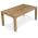AUTRONIC DS-F160 DUB Stůl jídelní 160x90x75 cm, masiv dub, povrchová úprava olejem