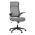 AUTRONIC KA-A182 BK Kancelářská židle, houpací mech., šedý MESH, plast. Kříž