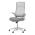 AUTRONIC KA-A182 GREY Kancelářská židle, houpací  mech., šedá MESH, plast. Kříž