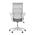 AUTRONIC KA-A182 GREY Kancelářská židle, houpací  mech., šedá MESH, plast. Kříž