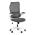 AUTRONIC KA-C807 GREY Kancelářská židle, šedá síťovina, bederní opěrka, bílý plastový kříž, kolečka
