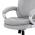 AUTRONIC KA-G198 SIL2 kancelárske kreslo, látka sivá kríž strieborný plast hojdací mechanizmus