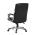 AUTRONIC KA-N829 BK Kancelářské křeslo, černá ekokůže, plastový kříž,  houpací mechanismus