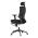 AUTRONIC KA-S257 BK Kancelářská židle, černá MESH, plastový kříž, opěrka nohou, posuvný sedák, 2D po