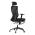 AUTRONIC KA-S257 BK Kancelářská židle, černá MESH, plastový kříž, opěrka nohou, posuvný sedák, 2D po
