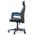 AUTRONIC KA-Y213 BLUE Herné kreslo, modrá, čierna ekokoža a čierna látka a sieťovina MESH, PCA mech