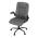 AUTRONIC KA-Y344 GREY Kancelářská židle, šedá ekokůže, taštičkové pružiny, kovový kříž, kolečka na t