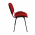 KONDELA Kancelárska stolička, červená, ISO NEW