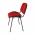 KONDELA Kancelárska stolička, červená, ISO NEW