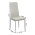 KONDELA Stolička, svetlosivá ekokoža/sivý kov, COLETA NOVA