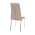 KONDELA Jedálenská stolička, béžová/chróm, GERDA NEW