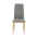 KONDELA Stolička, svetlosivá látka/buk, COLETA NOVA