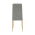 KONDELA Stolička, svetlosivá látka/buk, COLETA NOVA