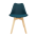 KONDELA Stolička, petrolej/buk, BALI 2 NEW