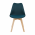 KONDELA Stolička, petrolej/buk, BALI 2 NEW