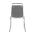 KONDELA Zasadacia stolička, sivá sieťovina, ZEKI