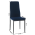 KONDELA Stolička, modrá Velvet látka/čierny kov, COLETA NOVA