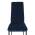 KONDELA Stolička, modrá Velvet látka/čierny kov, COLETA NOVA