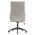 KONDELA Kancelárske kreslo, sivohnedá Taupe/čierna, DRUGOS NEW
