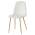 KONDELA Stolička, béžová Dulux Velvet látka/buk, LEGA NEW