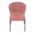 AUTRONIC CT-W1077 PINK2 Židle jídelní, růžová látka, černé kovové nohy.