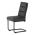 AUTRONIC DCL-P3107 GREY2 Židle jídelní, taštičkové pružiny v sedáku, madlo na opěráku, tmavě šedá lá