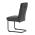 AUTRONIC DCL-P3107 GREY2 Židle jídelní, taštičkové pružiny v sedáku, madlo na opěráku, tmavě šedá lá