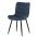 AUTRONIC HC-462 BLUE2 Židle jídelní, modrá látka, černé kovové nohy