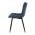 AUTRONIC HC-462 BLUE2 Židle jídelní, modrá látka, černé kovové nohy