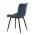 AUTRONIC HC-462 BLUE2 Židle jídelní, modrá látka, černé kovové nohy