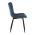 AUTRONIC HC-462 BLUE2 Židle jídelní, modrá látka, černé kovové nohy