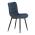AUTRONIC HC-462 BLUE2 Židle jídelní, modrá látka, černé kovové nohy