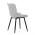 AUTRONIC HC-462 SIL2 Židle jídelní, stříbrná látka, černé kovové nohy